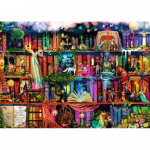 5D DIY Teemantmaaling Loomade raamaturiiul Teemant-teemanttikandid T&auml;ismosaiikkomplektid Ristpistes Kodukaunistus K&auml;sitsi valmistatud kingitused Round 20x30cm