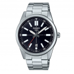 Casio klassikaline analoog musta numbrilauaga MTP-VD02D-1E MTPVD02D-1 meeste k&auml;ekell must