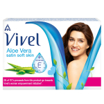 Vivel Aloe Vera Bathing Soap with Vitamin E for Soft, Glowing skin| Refreshing Fragrance| Combo Pack 150g (Pack of 4)