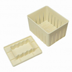 1 Komplekt Plastikust Tofu Valmistaja Lihtne Pesta Mugav Sojapiima Kohupiima Valmistamise T&ouml;&ouml;riist Vorm