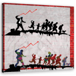 L&otilde;uenditr&uuml;kk Banksy The Whip 30x30 oranž