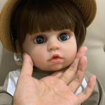 Reborn Baby Doll 55cm 22-tolline kogu kehaga pehme silikoon t&uuml;drukule Bebe Kid s&uuml;nnip&auml;evakingitus m&auml;ngumaja riietusm&auml;nguasi