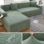 Jacquard veekindlad diivanikatted nurgas paks laste diivani kate Elastne &uuml;hev&auml;rviline diivanikate elutuppa 1/2/3/4 istekohaga 2 seater 140-185cm