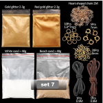 Isetegemise kaunistuse vorm silikoonist tilkliimi vormi kombinatsioonikomplekt