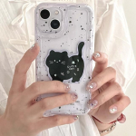 Ins Black Cat Imd p&otilde;rutuskindel kest Iphone 13 12 Pro Max 14 Promax 11 armas multikas, armas libisemiskindel tagakaane p&otilde;hi For iphone 14promax
