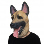 lateks Eagles Underdog Mask Halloween Dog Peamask Saksa lambakoer Kummist loomamask &scaron;okolaad