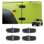 ABS-i autoukse hingede kaunistuse katte trimm Suzuki Jimny 2019+ jaoks, v&auml;listarvikud, must must