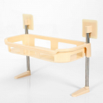 WC-paagi kohal olev riiul, WC-riiul, l&ouml;&ouml;givaba multifunktsionaalne hoiurest koos toetavate jalgadega vannitoatarvikutega 1layer Beige