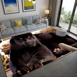 Panther Carpet Black Leopard vaip elutuppa suure pindalaga vaip Animal Lion Tiger uksematt magamistoa kodu kaunistamiseks 80x160cm