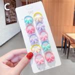 10 tk/komplekt hobusesabahoidja Juukselipsud Juuksepaelad Elastsed Loomad Puuvili Lapsed Juukseaksessuaarid Multifilm