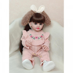 Ilus pehme Reborn Baby Realistlik Mini Baby Reborn Child vannim&auml;nguasi vasts&uuml;ndinud nukud t&uuml;drukule v&auml;ikelapsele s&uuml;nnip&auml;evakingitus 55 cm