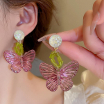 Mood akr&uuml;&uuml;list liblikas k&otilde;rvar&otilde;ngad naistele armsad k&otilde;rvar&otilde;ngad t&uuml;drukule elegantsed isiksused ehted aksessuaarid kingitused sinine