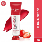 Dot & Key Gloss Boss V&auml;rviline Huulepalsam SPF 30 Strawberry Crush 12g punane