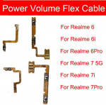 Toitetugevuse paindkaabel Realme 6 6i 6 Pro 7 5G 7 Pro 7i 8 helijuhtimise paindkaabli lindi varuosad Realme 6 Pro-Power