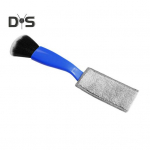 Autopuhastushari 2-&uuml;hes Pehmete harjastega kaasaskantav t&otilde;hus deformatsioonivastane kaarekujuline k&auml;epide, mugava k&auml;epidemega autopuhastushari sinine