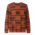 Meeste teemantmoeline soe pikkade varrukatega pullover-kampsun S