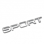 Autobiograafia Piiratud V&auml;ljaanne SPORT Kroommetall Autokujundus Tagumine Embleem M&auml;rk Auto V&auml;lispind 3D Dekoratsioonikleebis Ran+ge Rov+erile B