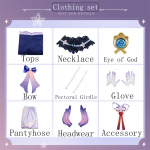 Sangonomiya Kokomi Cosplay kost&uuml;&uuml;m Kokomi Tube Top kleidikomplekt Cosplay kost&uuml;&uuml;mikomplektid seljakaunistuse parukaga L-(Costume+Wig)