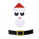 1 komplekti j&otilde;uluuksekleebis vildist riidest j&otilde;uluvana lumememme p&otilde;dramustriga taustakleebis kodu kaunistuseks Elk