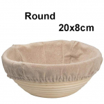 Rootangist leivakorv Naturaalne ovaalne rotangist vitstest taignast fermentatsiooniga leivakorv Round 20X8