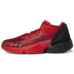 adidas D.O.N. Number 4 Tuleviku Kiired Unisex Tossud Punane Elav Punane S&uuml;damik-Must GX6886 41⅓