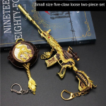 Rahurelv M416 Viie k&uuml;&uuml;nega kuldne draakoni nahk versioon, Star of Faith homaar Overlord pimestav lilla meloodia relva mudel m&auml;ng relva mudel