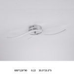 Laelamp Nordic Modern LED-lamp Elutoa S&ouml;&ouml;gituba Magamistoa Valgustid Lael&uuml;hter C valge