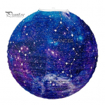 T&auml;htkuju paberist laternad pilkup&uuml;&uuml;dev peen t&ouml;&ouml;tlus loob atmosf&auml;&auml;ri mitmek&uuml;lgne rippuv ripats sinine