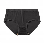 Ice Silk Aluspesu Naiste ultra&otilde;huke siidist sile j&auml;lgedeta aluspesu Nude Feel kiiresti kuivav hingav aluspesu keskmise v&ouml;&ouml;kohaga antibakteriaalne aluspesu M must