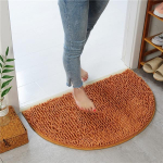 &Scaron;enill vannitoamatt Libisemisvastane vannimatt Superpehme imav vannitoavaip Masinaga pestav libisemisvastane karusnahavaip Coral Velvet vaip 33X50CM semicircle