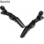 6 tk/komplekt naiste juukseklambrid krokodill pardnokk stiilit&ouml;&ouml;riistad juuksen&otilde;el, kingitus must