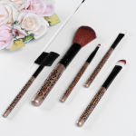 5 Pcs Leopard Print Cosmetic Make es Eyeshadow Lip