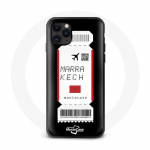 Coque iphone 12 mini billet d'avion marrakech