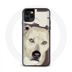 Iphone 13 mini &uuml;mbris Pitbull valge