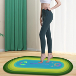 H&uuml;ppen&ouml;&ouml;ri matt Padi Eriti paks Libisemisvastane Jooga Fitness Treening Sise- V&auml;lispordi jaoks roheline