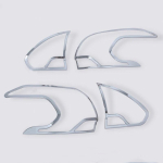 My Good Car ABS Chrome trim Car body Rear tail back Light lamp frame stick car styling For Peugeot 2008 Car accessories ABS Chrome white