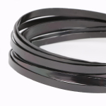 3 meetrit/partii 5mmX1mm lame alumiiniumtraat meisterdamise ehete leidmiseks k&auml;sit&ouml;&ouml;ks niit must