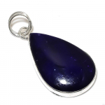 Natural Sodalite Gemstone Handmade 925 Sterling Silver Pendant 2.36 y1g29