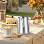 Roostevabast terasest T&uuml;rgi kohvimasin piima vahustamiseks, kohvi, tee ja &scaron;okolaadi sulatamiseks 350ml