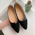 Naiste kingad Fashion Splice Color Mule Flats Terava varbaga Balleriin Balleti Lamedad Slip on Shoe Zapatos Mujer Loafers Suurus 35-41 35 must
