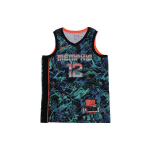 Nike NBA Retro Korvpallivorm Grizzlies Morant #12 Meeste Topid Roheline DD3771-450 S