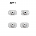 4/12/20 tk m&ouml;&ouml;bli rattad roostevabast terasest rull isekleepuv ratas Kodu 360 kraadi kandev&otilde;imega p&ouml;&ouml;rlev universaalne ratas 4 PCS