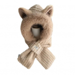 Moodne pl&uuml;&uuml;ssall sall Fox Ear Design &uuml;lipehme &uuml;lipaks tuulekindel pl&uuml;&uuml;sist nokam&uuml;ts talvepeakate khaki