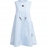 Adidas City Escape Varrukateta Logoga Kleit Naiste Kleit Heleroosa Sinine IC0275 L