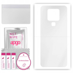 apgo Ultra Clear Protective Skin Sticker for the back compatible with Tecno Camon 16, Wrap Film, Hydrogel Film, Flexible, Soft TPU with positioning la