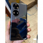 6,6 Huawei P50 Pro jaoks taga aku kate Klaas tagumine korpuse uks P50Pro jaoks aku kate koos kaamera raami objektiiviga Black With Frame len