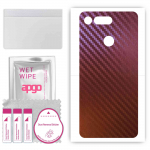 apgo skin sticker film foil vinyl for the BACK compatible with Honor View 20 Honor V20, scratch-resistant, easy to install - Carbon Chameleon CAKA5