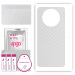 apgo Protective Skin Sticker for the back compatible with Huawei Mate X3, Wrap Film, Foil, Vinyl - Pattern Transparent Carbon