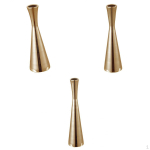 3 Pieces Iron Candle Holder, Candlestick-Add Charm to with These Elegant Candlesticks