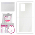 apgo Protective Skin Sticker for the back compatible with Wiko 10, Wrap Film, Foil, Vinyl - Pattern Matte Transparent
